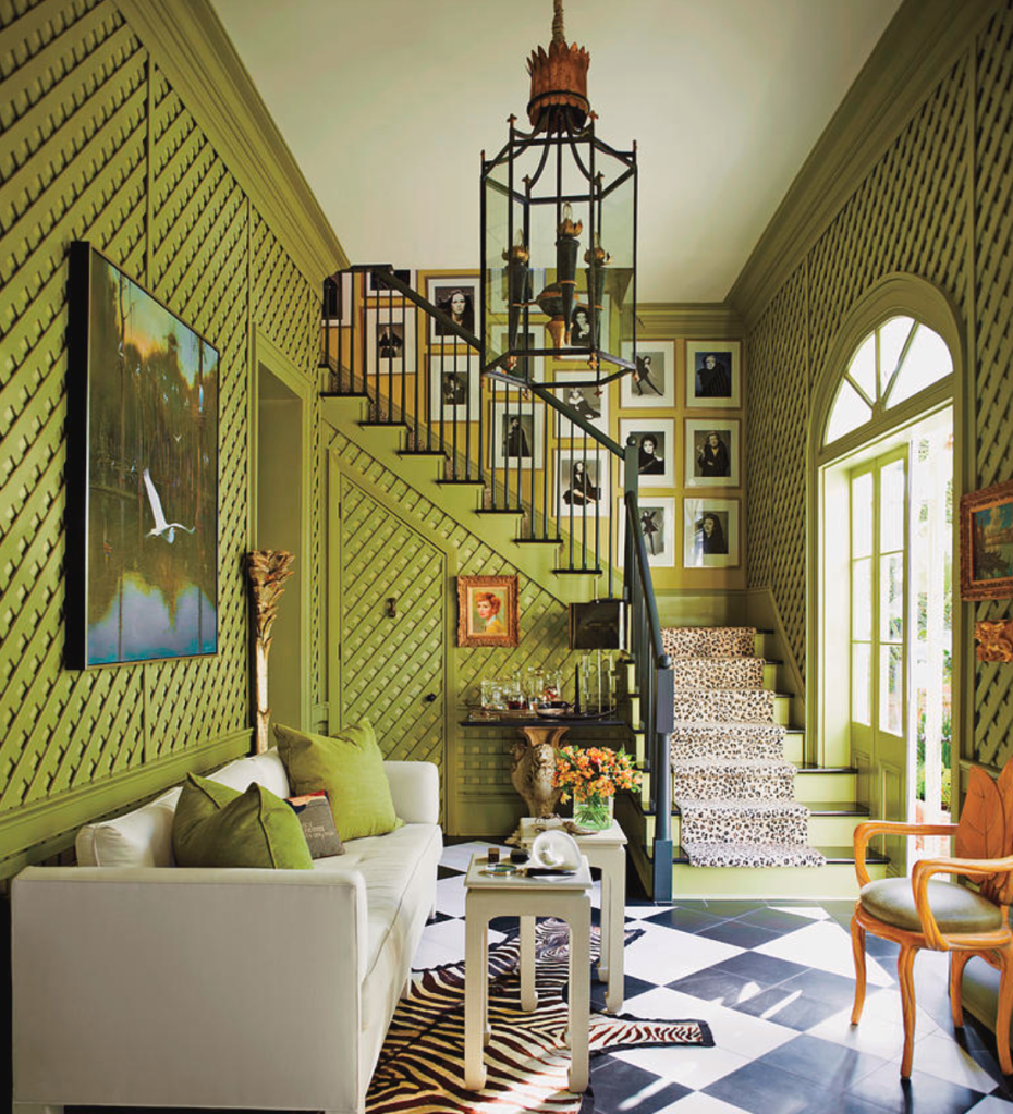 Interiors Featuring Chartreuse